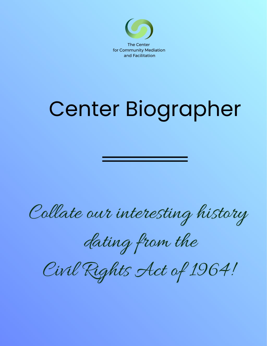 Center Biographer