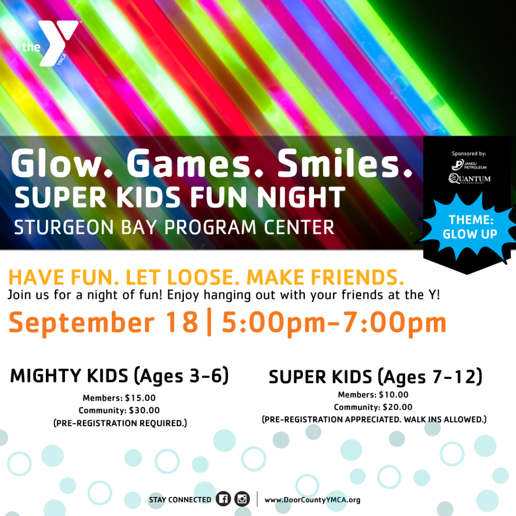 Super Kid's Fun Night -- Glow UP Back To School Bash