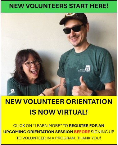 .New Volunteers Please Start Here!