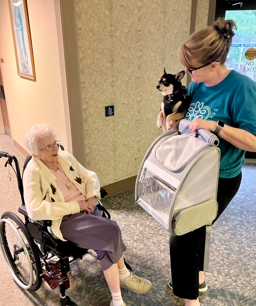 Vincentian Home Therapy Dog Visits