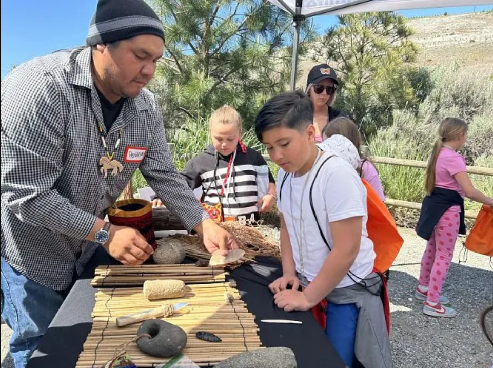 Beebe Springs Outdoor Classroom with 3rd/4th Graders near Chelan