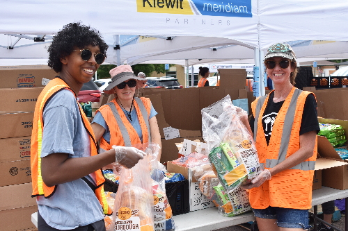 Convention Center Food Recovery Event