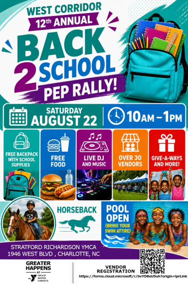 Stratford Richardson YMCA Community Events - Back 2 School Event